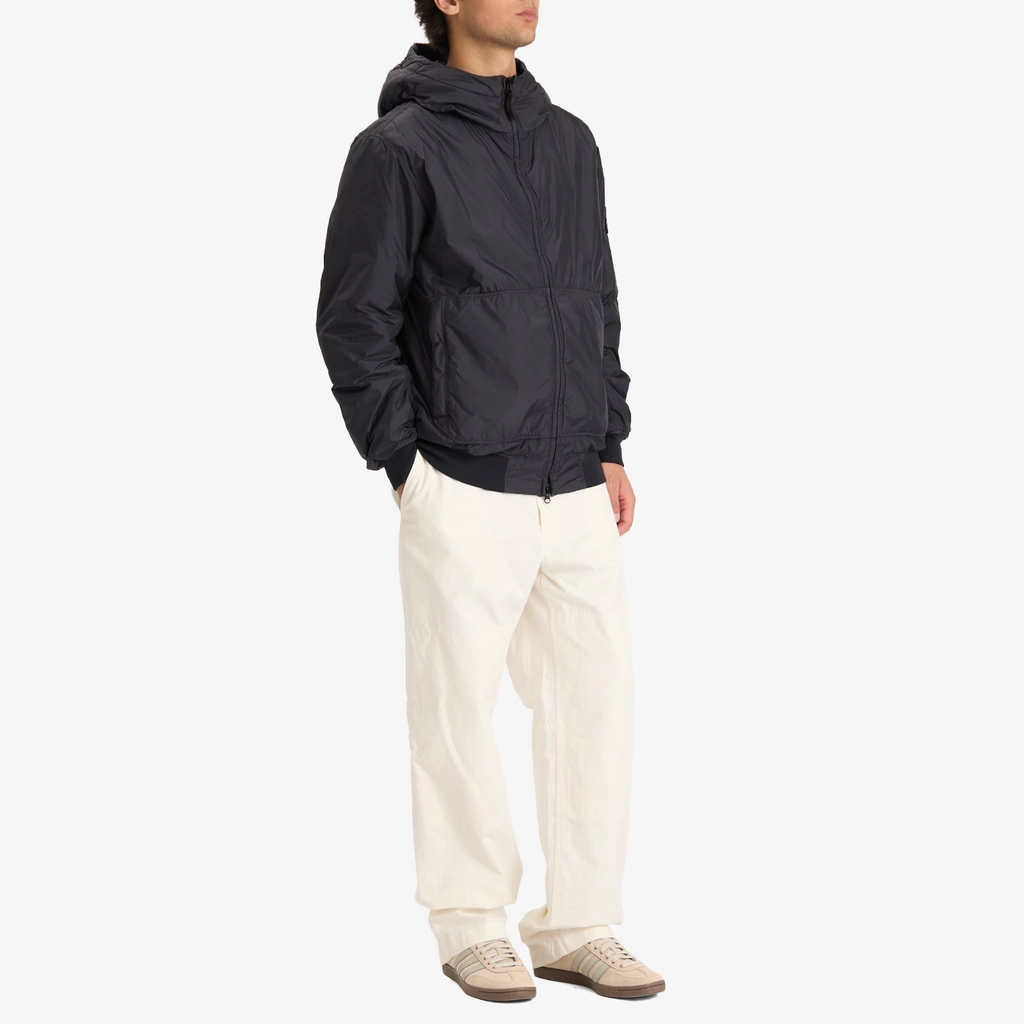 Stone Island Men's Crinkle Reps Nylon Hooded PrimaLoft Jacket